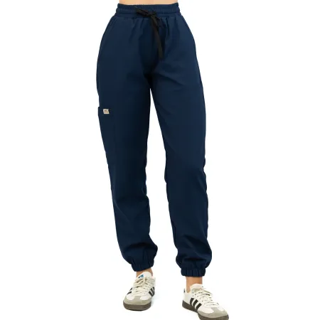 Spodnie medyczne SCRUBS MEDI TEDDY - LLEVANTI NAVI CALM